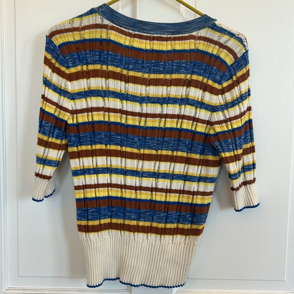 Veronica Beard Lightweight Scoop-neck Sweater Size M - Picture 3 of 3